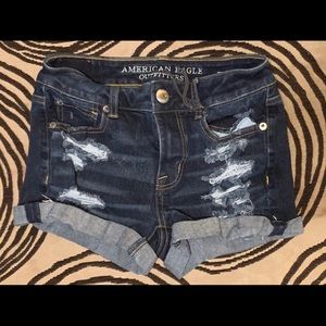 American Eagle Hi-Rise Shortie Size 0